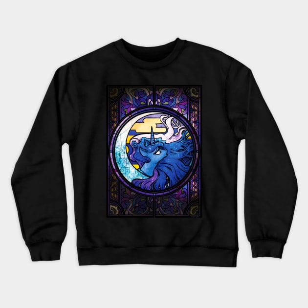 Altare Secretum: Luna Crewneck Sweatshirt by Cigitia